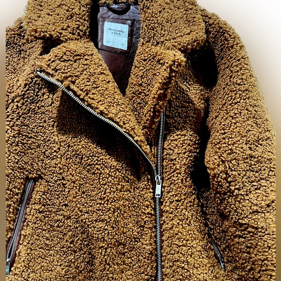Camel Sherpa Fully Lined Moto Jacket XL - Picture 5 of 12